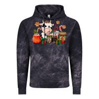 Cloud Black cow coffee cups christmas Vintage Hoodie - CowGirlArtShop
