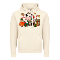 Vintage Artic cow coffee cups christmas Vintage Hoodie - CowGirlArtShop