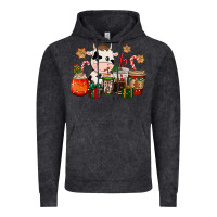 Vintage Black cow coffee cups christmas Vintage Hoodie - CowGirlArtShop