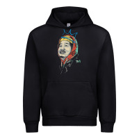 Black animated bobby lee tiger belly Urban Hoodie - ArtChic
