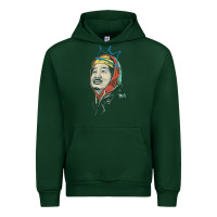 Forest Green animated bobby lee tiger belly Urban Hoodie - ArtChic