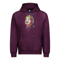 Mauve Wine animated bobby lee tiger belly Urban Hoodie - ArtChic