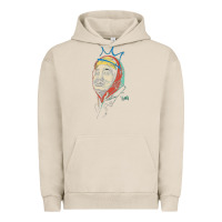 Pigment French Oak animated bobby lee tiger belly Urban Hoodie - ArtChic