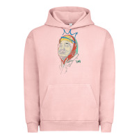 Pigment Salmon animated bobby lee tiger belly Urban Hoodie - ArtChic