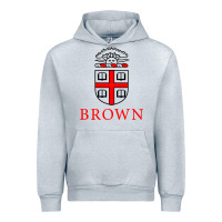 Heather Grey brown university Urban Hoodie - ArtChic