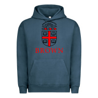 Pigment Midnight Navy brown university Urban Hoodie - ArtChic