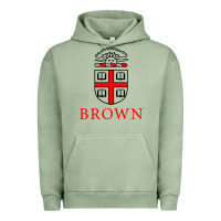 Pigment Oil Green brown university Urban Hoodie - ArtChic