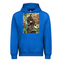 Cobalt saint francis Urban Hoodie - ArtChic