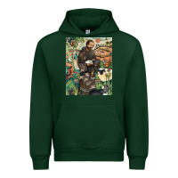 Forest Green saint francis Urban Hoodie - ArtChic