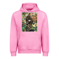 Fuchsia Pink saint francis Urban Hoodie - ArtChic