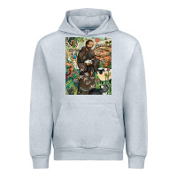 Heather Grey saint francis Urban Hoodie - ArtChic