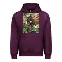 Mauve Wine saint francis Urban Hoodie - ArtChic