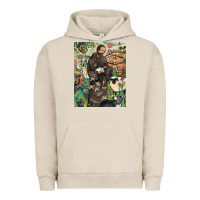 Pigment French Oak saint francis Urban Hoodie - ArtChic