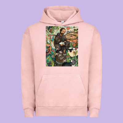 Saint Francis Urban Hoodie Designed By Artchic