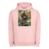 Pigment Salmon saint francis Urban Hoodie - ArtChic