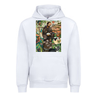 White saint francis Urban Hoodie - ArtChic
