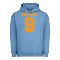 Pigment Pebble Blue Dvorak  Ninth Symphony Urban Hoodie - ArtChic