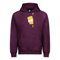 Mauve Wine simpsons Urban Hoodie - ArtChic