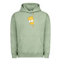 Pigment Oil Green simpsons Urban Hoodie - ArtChic