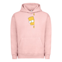 Pigment Salmon simpsons Urban Hoodie - ArtChic
