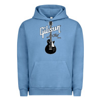 Pigment Pebble Blue les paul classic guitar classic Urban Hoodie - ArtChic