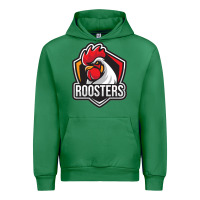 Emerald rooster art Urban Hoodie - ArtChic