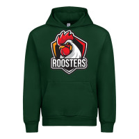 Forest Green rooster art Urban Hoodie - ArtChic