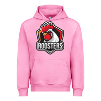 Fuchsia Pink rooster art Urban Hoodie - ArtChic