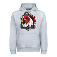 Heather Grey rooster art Urban Hoodie - ArtChic