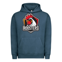 Pigment Midnight Navy rooster art Urban Hoodie - ArtChic