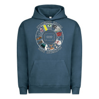 Pigment Midnight Navy THE MAGNUS ARCHIVES Urban Hoodie - ArtChic