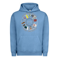 Pigment Pebble Blue THE MAGNUS ARCHIVES Urban Hoodie - ArtChic