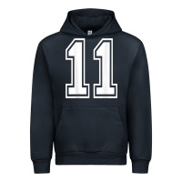 Navy number 11 shirt sports player number back of shirt Urban Hoodie - ArtChic
