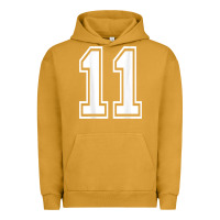 Pigment Peanut Butter number 11 shirt sports player number back of shirt Urban Hoodie - ArtChic