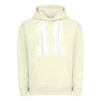 Pigment Pistachio number 11 shirt sports player number back of shirt Urban Hoodie - ArtChic