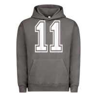 Pigment Tornado number 11 shirt sports player number back of shirt Urban Hoodie - ArtChic