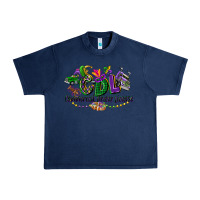 Navy cdl mardi gras Urban Heavy Tee - CowGirlArtShop