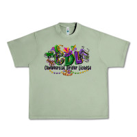 Oil Green cdl mardi gras Urban Heavy Tee - CowGirlArtShop