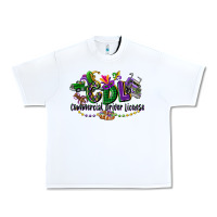 White cdl mardi gras Urban Heavy Tee - CowGirlArtShop