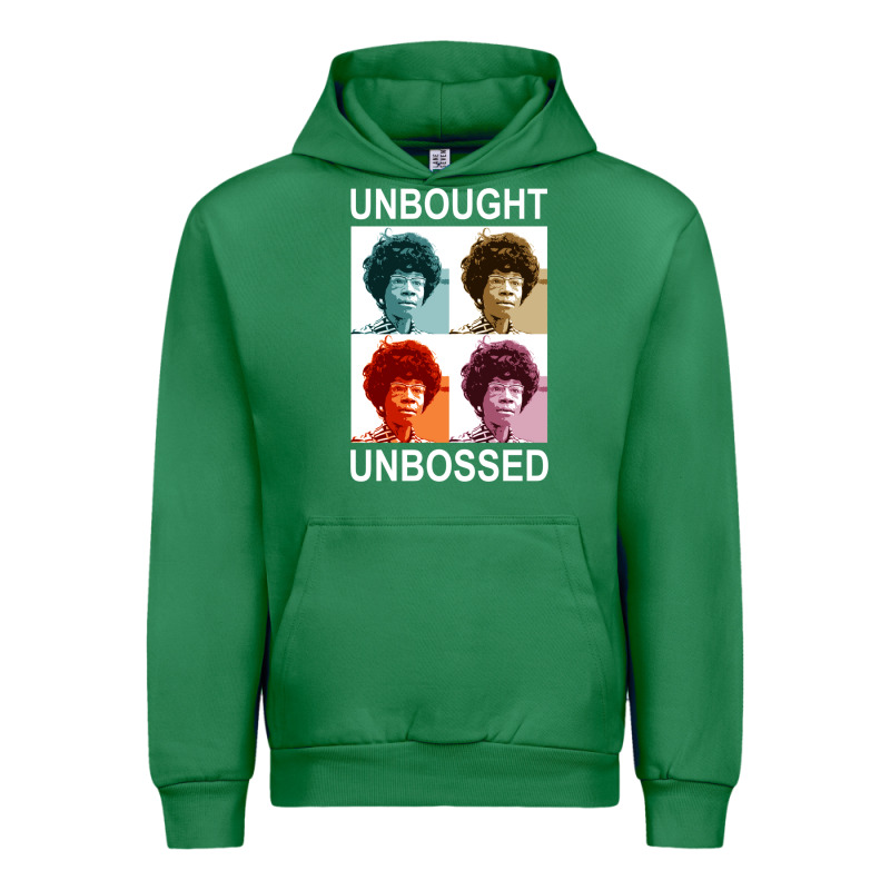 Unbought Unbossed Shirley Chisholm Retro Vintage Gift Long Sleeve T Sh Urban Hoodie by ArtChic | Teevron