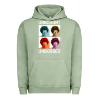 Pigment Oil Green unbought unbossed shirley chisholm retro vintage gift long sleeve t sh Urban Hoodie - ArtChic