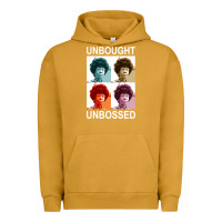 Pigment Peanut Butter unbought unbossed shirley chisholm retro vintage gift long sleeve t sh Urban Hoodie - ArtChic