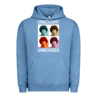 Pigment Pebble Blue unbought unbossed shirley chisholm retro vintage gift long sleeve t sh Urban Hoodie - ArtChic