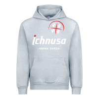 Heather Grey ichnusa Urban Hoodie - ArtChic