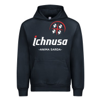 Navy ichnusa Urban Hoodie - ArtChic