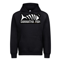 Black SAMANTHA FISH MUSIC ARTWORK Essential Urban Hoodie - ArtChic