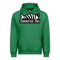 Emerald SAMANTHA FISH MUSIC ARTWORK Essential Urban Hoodie - ArtChic