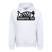 White SAMANTHA FISH MUSIC ARTWORK Essential Urban Hoodie - ArtChic