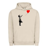Banksy Girl With Balloon Urban Hoodie | Teevron