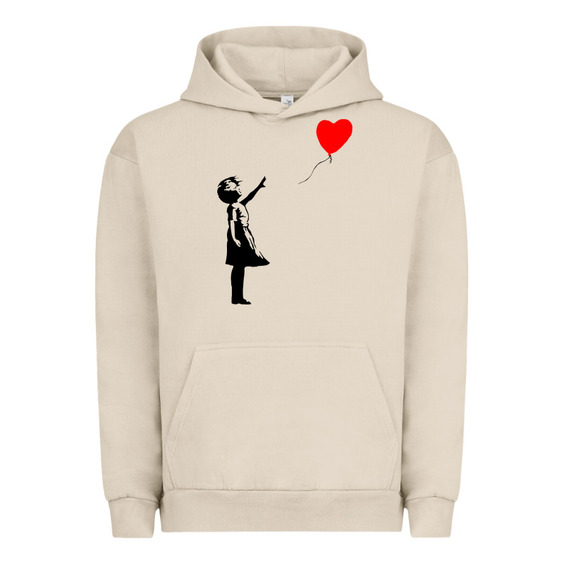 Banksy Girl With Balloon Urban Hoodie by ArtChic | Teevron